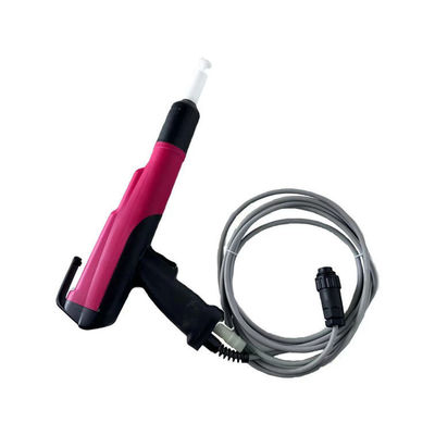 Pistola di spruzzatura elettrostatica manuale per rivestimento in polvere con ugello scambiabile per opere di costruzione