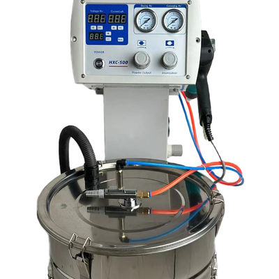 Sistema di rivestimento in polvere vibrante con rapido cambiamento di colore per tutti i tipi di substrati metallici