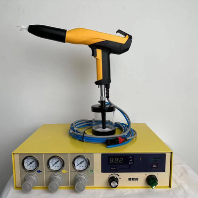 Macchina per la spruzzatura elettrostatica di polvere metallica per substrato di acciaio con rivestimento a vuoto HXC-600A