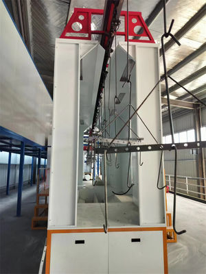 Linea di rivestimento in polvere orizzontale non standard per substrati in acciaio Peso 10000 kg