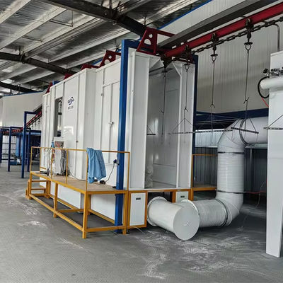 Linea di produzione di rivestimento in polvere completamente automatica Efficienza energetica Alta precisione
