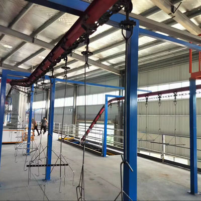 Linea di rivestimento in polvere automatica compatta facile da controllare