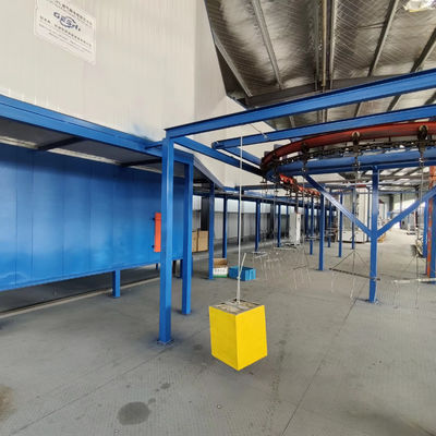 Linea di verniciatura a polvere personalizzata ad alta precisione per il rivestimento del substrato in acciaio