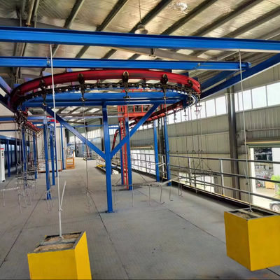 Linea di verniciatura a polvere personalizzata ad alta precisione per il rivestimento del substrato in acciaio