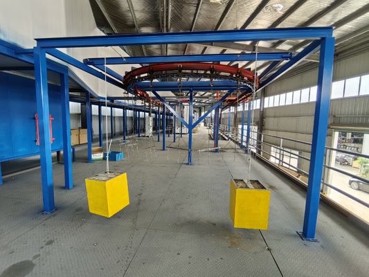 Linea di verniciatura a polvere personalizzata ad alta precisione per il rivestimento del substrato in acciaio
