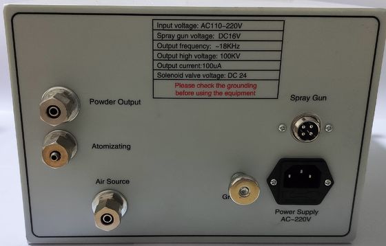 500W 220V Motore manuale mobile per spruzzatura elettrostatica di polvere per rivestimento di superfici metalliche