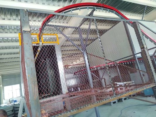 Linea di rivestimento in polvere automatizzata ad alta capacità