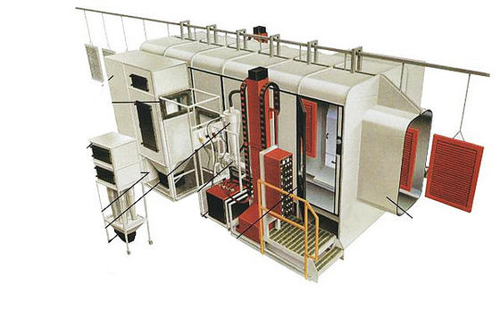 Linea di produzione di rivestimento in polvere completamente automatica facile da usare
