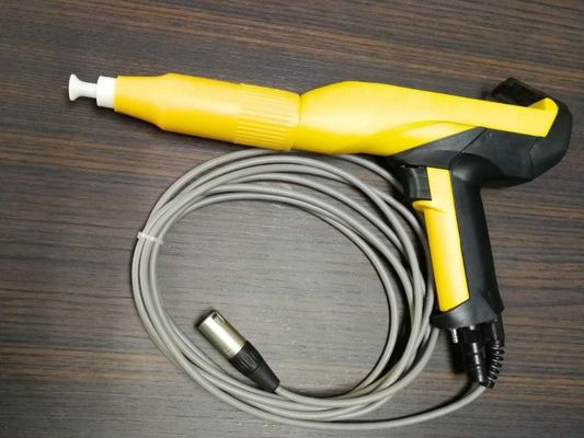 200 mm Distanza di spruzzo Pistola di rivestimento elettrostatico in polvere per progetti di rivestimento metallico