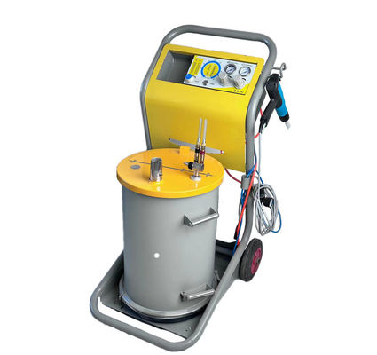 Apparecchiature di rivestimento per macchine alimentari con pistola di rivestimento elettrostatico