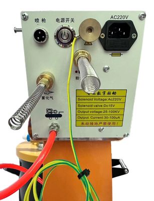 WL-02 Macchina di rivestimento elettrostatico in polvere per metallo in impianto di produzione