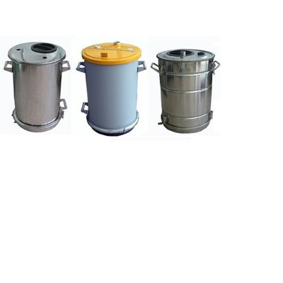 Hopper di rivestimento in polvere in acciaio inossidabile di grande capacità ideale per applicazioni pesanti