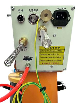 Macchina di rivestimento industriale in polvere con funzione di spruzzatura competitiva e automatica