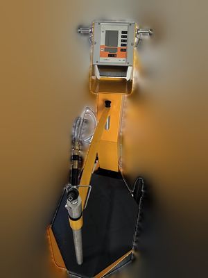 Macchina di verniciatura elettrostatica per pistole, cabina di rivestimento in polvere per substrato di acciaio