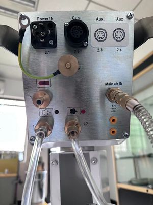 Macchina per rivestimento in polvere elettrostatica ad alta tensione di substrato di acciaio con 110V/220V