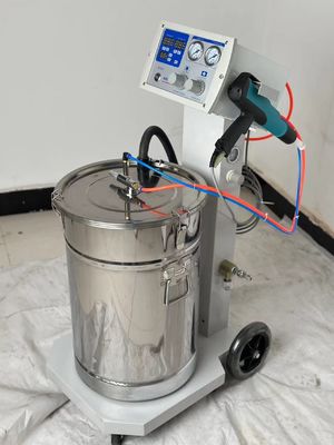 Sistema di rivestimento in polvere vibrante con rapido cambiamento di colore per tutti i tipi di substrati metallici