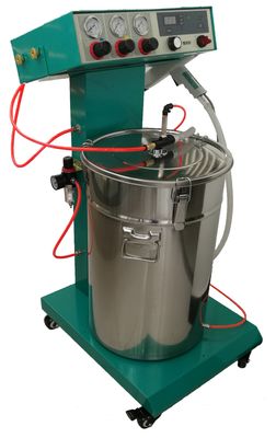 macchine per rivestimento in polvere di superfici metalliche