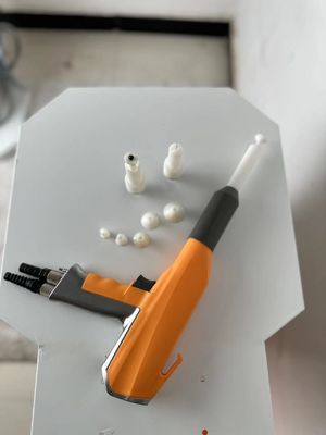 Pistola manuale di rivestimento in polvere elettrostatica controllo preciso anticorrosione