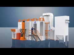 120 mm Isolamento Spessore Substrato di acciaio Linea di assemblaggio personalizzata Macchina di rivestimento in polvere